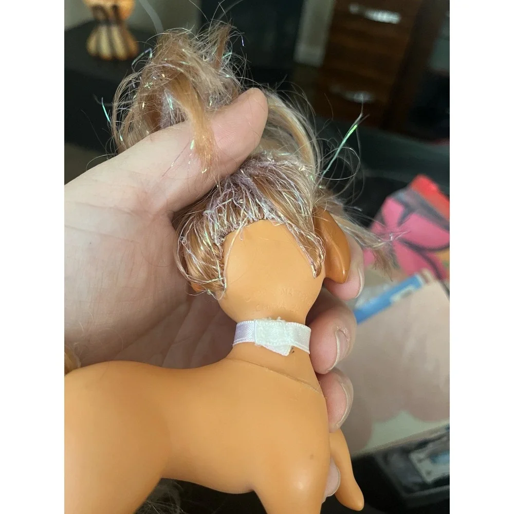 VINTAGE 1994 MATTEL BARBIE PRETTY LOVIN' PETS‎ MANDI BROWN PUPPY DOG TOY